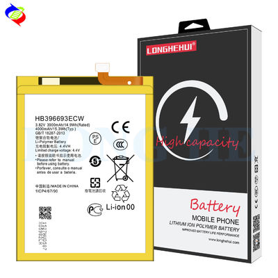 Protección de doble IC Batería de capacidad real para teléfono móvil Huawei HB396693ECW Mate 8