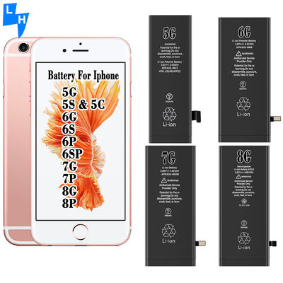 Baterías recargables para teléfonos móviles 5G 5S 5C 6G 6S 6P 6SP 7G 7P 8G 8P