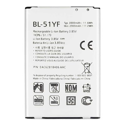 3000mAh BL-51YF H811 LS991 US991 H812 G4 Batería de teléfono móvil para LG VS986 Garantizada