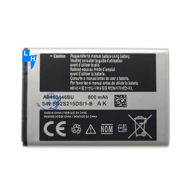 Batería de litio de 800 mAh recargable AB466346BU B309 F299 para teléfono móvil Samsung E339