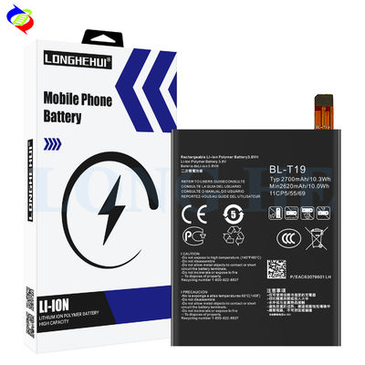 Rendimiento BL-T19 2700mah 3.8v Batería de teléfono móvil para LG Nexus 5X H791 H798 H790