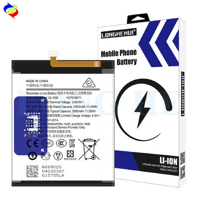 3000mAh 3.85V Batería recargable de iones de litio QL1695 para Samsung Galaxy A01 A015 en negro