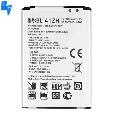 BL-41ZH 3.8V 1900mAh Batería de teléfono móvil para Tecno M6 Reemplazo en stock