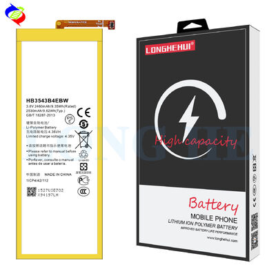 Huawei Ascend P7 Batería de reemplazo 2460mAh HB3543B4EBW Baterías móviles OEM/ODM