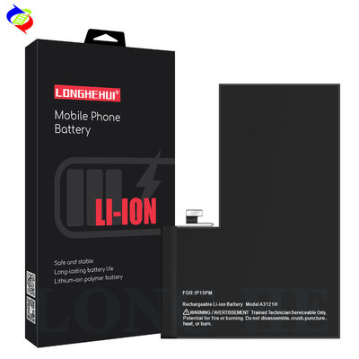 100% compatible Batería de reemplazo de 4422mAh negro para iPhone 15promax Baterías de teléfono