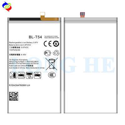 4000mAh/4650mAh Capacidad BL-T54 Reposición de batería de teléfono OEM para LG Stock 0 Ciclo
