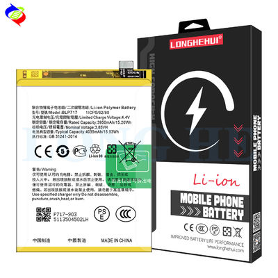 Batería de capacidad completa BLP717 Compatible con Oppo Reno Z PCDM10 CPH1979 3.85V 4035mAh