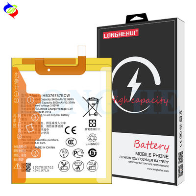 Batería de li-polímero blanca de 3500 mAh 3.82V para teléfono móvil Huawei Honor V8 HB376787ECW
