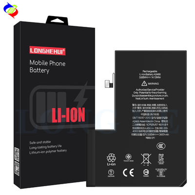 Reemplazo de batería de teléfono móvil 100% compatible para iPhone 12 Pro Max Batería de celda