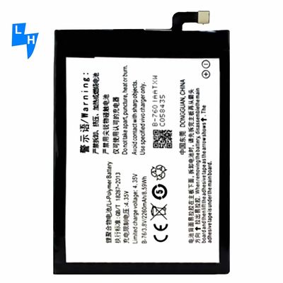 2260mAh Capacidad OEM B-76 Y927 Y627 Y27L Batería de polidores de iones de litio para Vivo Y27 Original