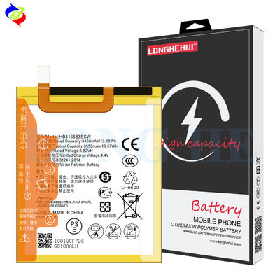 Protección de doble IC HB416683ECW Batería para Huawei Nexus 6P H1511 H1512 teléfono móvil