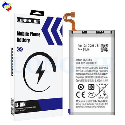 Ori 1 1 3000mAh Batería recargable de teléfono celular de iones de li para Samsung Galaxy S9 EB-BG960ABE