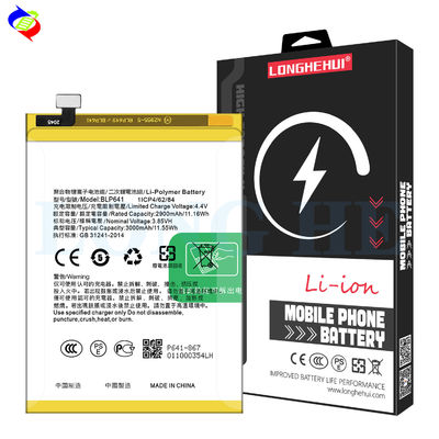 Alta capacidad 3000mAh 3.85v Batería de Li-ion Polymer BLP641 para Oppo F3/A71 A71 2018 OEM ODM
