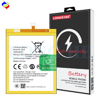 Tecno CA6 CM 3.85V teléfono BL-30UT Batería 3050mAh Baterías recargables con codificación