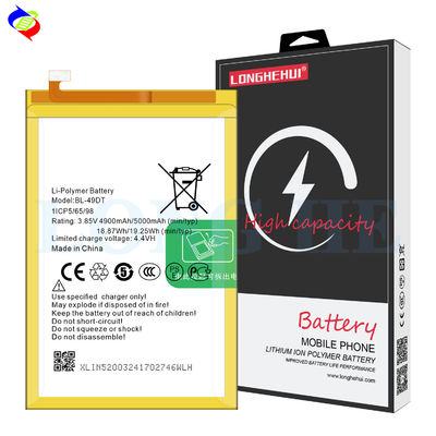 Protección de doble IC BL-49DT 3.85V 5000mAh Batería de teléfono móvil de litio para TECNO LA6 LA7