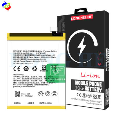 Protección de doble IC 3400mAh Batería BLP661 A3 para teléfono móvil OPPO A3 A3m F7 CPH1821