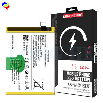 Batería de litio polímero amarillo para VIVO IQOO Z6 B-V0 4.48V 5000mAh Original 44W 44W