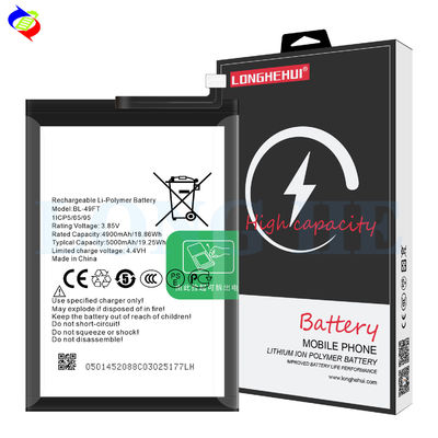 BL-49FT 3.85V 5000mAh Batería de teléfono móvil para Tecno Spark 5 Litio recargable KD8