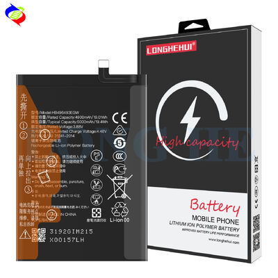 Protección de doble IC 5000mAh 4.35V Batería de iones de litio de polímero HB496493EGW para teléfonos móviles Huawei