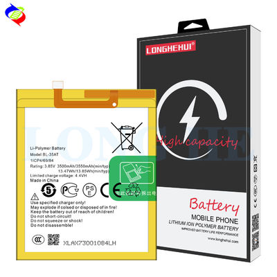 Stock AX8 y AX7 BL-35AT 3550mAh Batería de teléfono móvil para Tecno Phantom 8 garantizado