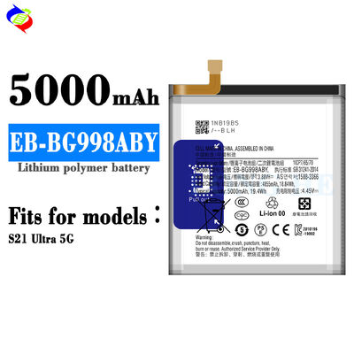 Recargable EB-BG998ABY Blanco 5000mAh 3.8V Batería para SAM Galaxy S21 FE 5G G990 S21 Ultra S30 Ultra