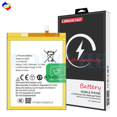 2800mAh BL-28BT WX4 Pro Batería de teléfono móvil para Tecno WX4 Batería OEM
