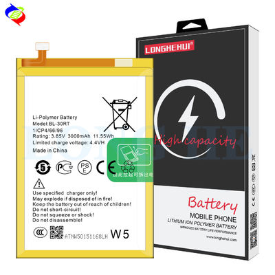 Batería BL-30RT de larga duración para Tecno W5 Lite W5 K7 K8 WX5 teléfono móvil 3.85V 3000mAh