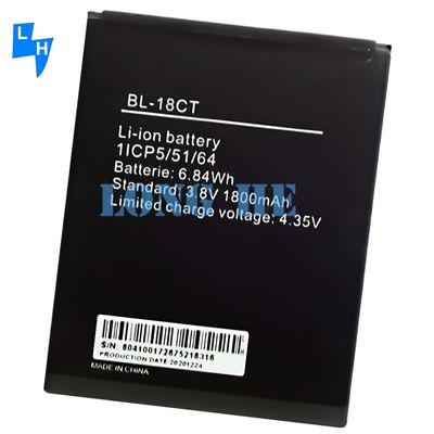 Baterías recargables de 1800 mAh Negro BL-18CT Batería de teléfono móvil para Tecno Y3 Y4 R5