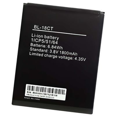 1800mAh 4.35V BL-18CT Batería de polímero de iones de litio para Tecno Y3 Y4 R5