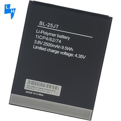 Batería recargable para Tecno 2500mAh BL25JT F3 WX3 BL-25JT Materiales y rendimiento