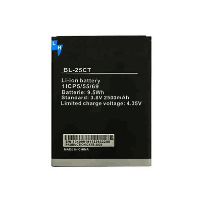 Actualice su Tecno C5 con batería de reemplazo BL-25CT de 2050mAh Negro