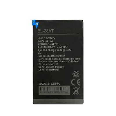ODM BL-28AT 2800mAh Y3 Plus Batería para teléfono móvil Batería para Tecno Camon Y2
