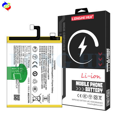 Batería de iones de litio de larga duración B-V2 de 4500 mAh para dispositivos recargables de Vivo