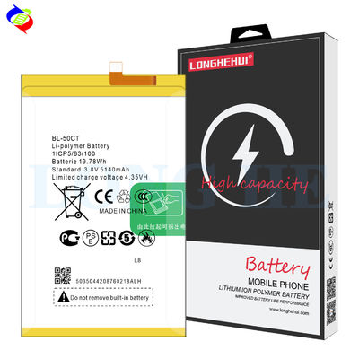 Recargable BL-50CT 5050mAh L8 más Batería de teléfono móvil para Tecno L8 batería