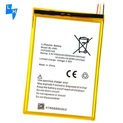 Acceso a la bolsa BL-49AI 4950mAh Baterías de teléfonos móviles para itel 1556 Batería