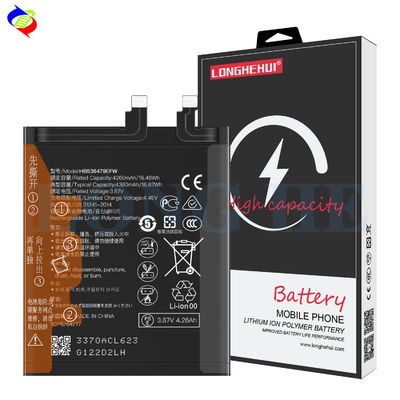 Batería de teléfono celular recargable HB536479EFW negra para Huawei P50 Pro 3.87V 4360mAh