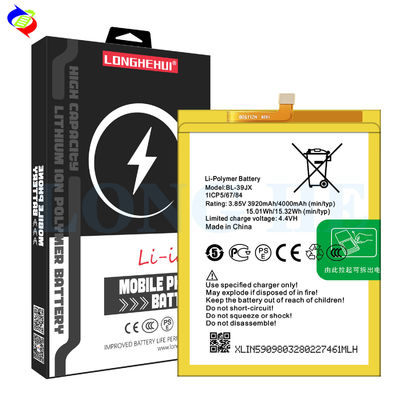 4000mAh BL-39JX Batería para Infinix X623 Hot 6x teléfono móvil y fuente de energía duradera