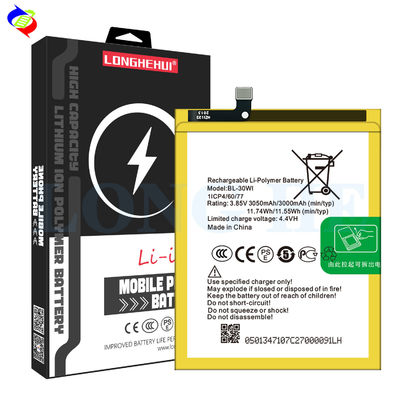 Capacidad 3000mAh Baterías recargables para itel S42 BL-30WI Batería de teléfono móvil