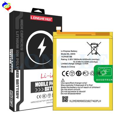 Batería de reemplazo de 3900mah BL-39HX de capacidad completa para teléfono móvil Infinix