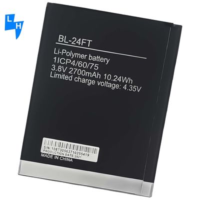 Compatible con las baterías recargables de Tecno Litio Polímero BL-24FT 3.8V 2700mAh
