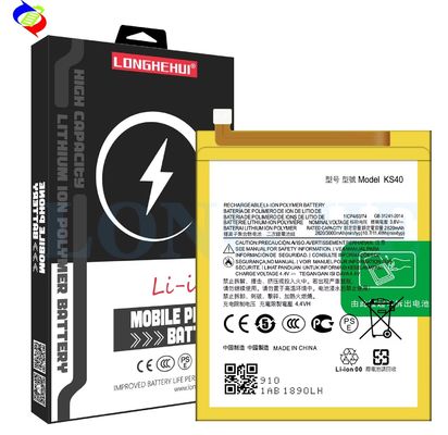 KS40 3000mAh 4.4V Batería de litio de polímero Perfecto para MOTO E6 Play US XT2029 XT2029-1