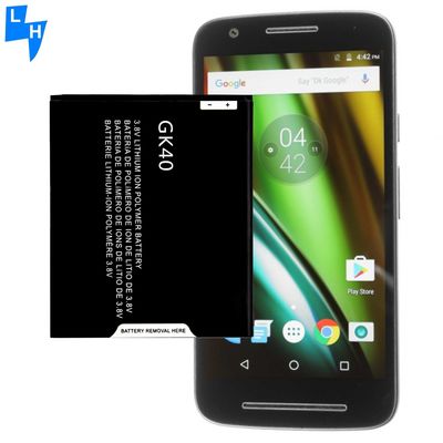 Batería de alta capacidad 2800mAh GK40 para Motorola G4 Play G4 XT1607 XT1609 XT1600 en negro