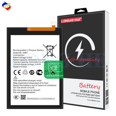 BL-48BT OEM ODM Batería de teléfono móvil para Tecno 5000mAh Condición 100% compatible