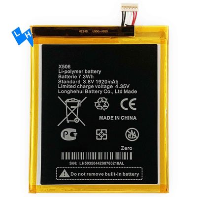 Recargable 1920mAh X506 Batería de teléfono móvil para Infinix Zero Baterías recargables