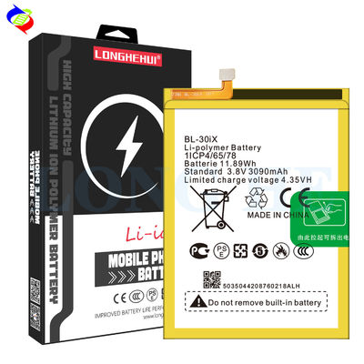 BL-30iX Baterías de teléfono móvil de reemplazo para Infinix X552 Zero 3 3.8V 3090mAh