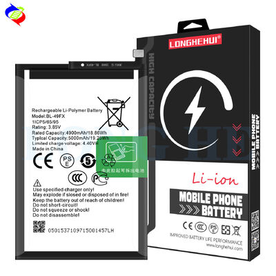 Ori 1 1 5000mAh BL-49FX Hot 9 Batería de teléfono móvil para Infinix X655 Baterías recargables