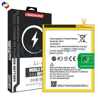 BL-30VX X5515 3000mAh Smart 2 Batería para protección de doble IC de Infinix OEM / ODM