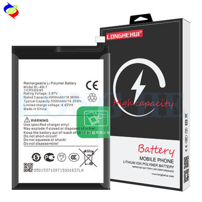 Baterías recargables para teléfonos BL-49LT 5000mAh Batería de reemplazo para Tecno Camon19/CI6n