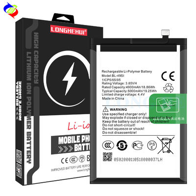 Batería de teléfono móvil para Itel BL-49SI P55 5G con capacidad de 5000mAh y 500 PCS MOQ