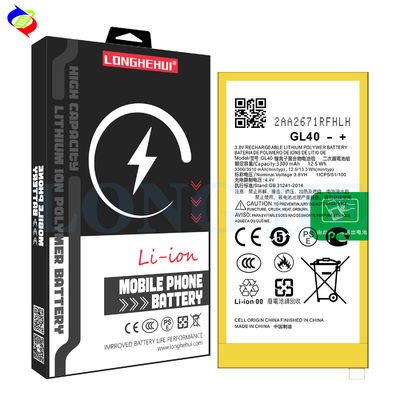 4.4V 3300mAh Baterías de polímero de litio reemplazables y recargables para Motorola GL40